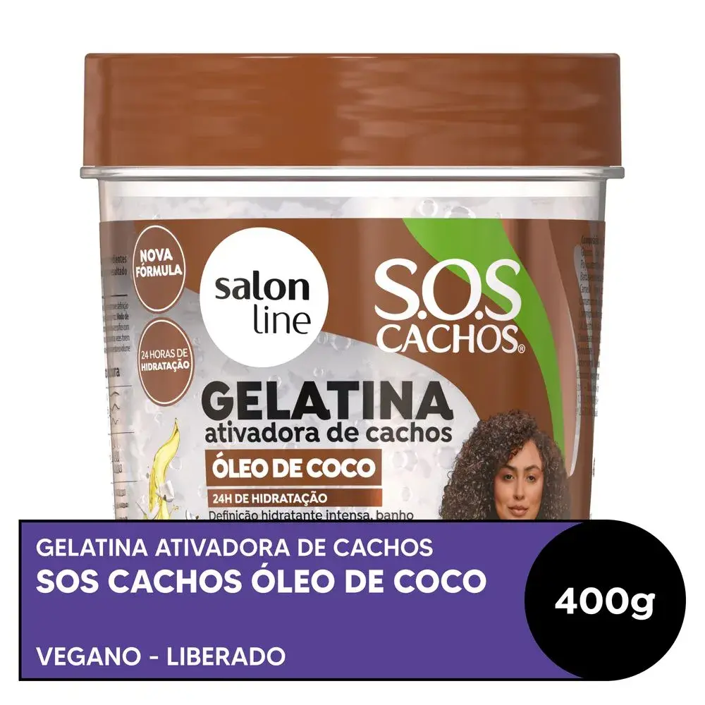 Gelatina Hidratante - SOS Cachos Coco