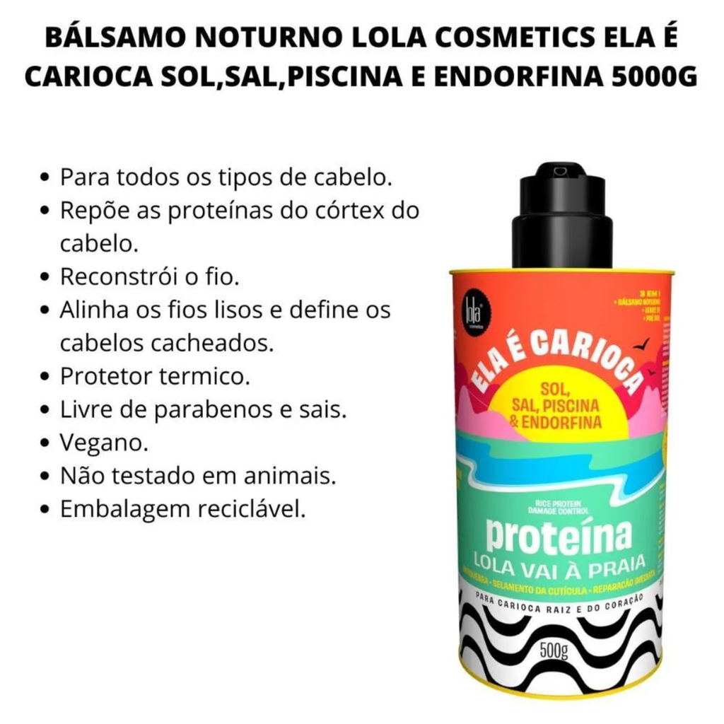 Concentré de Protéine "Ela é Carioca Proteína" Lola 500g