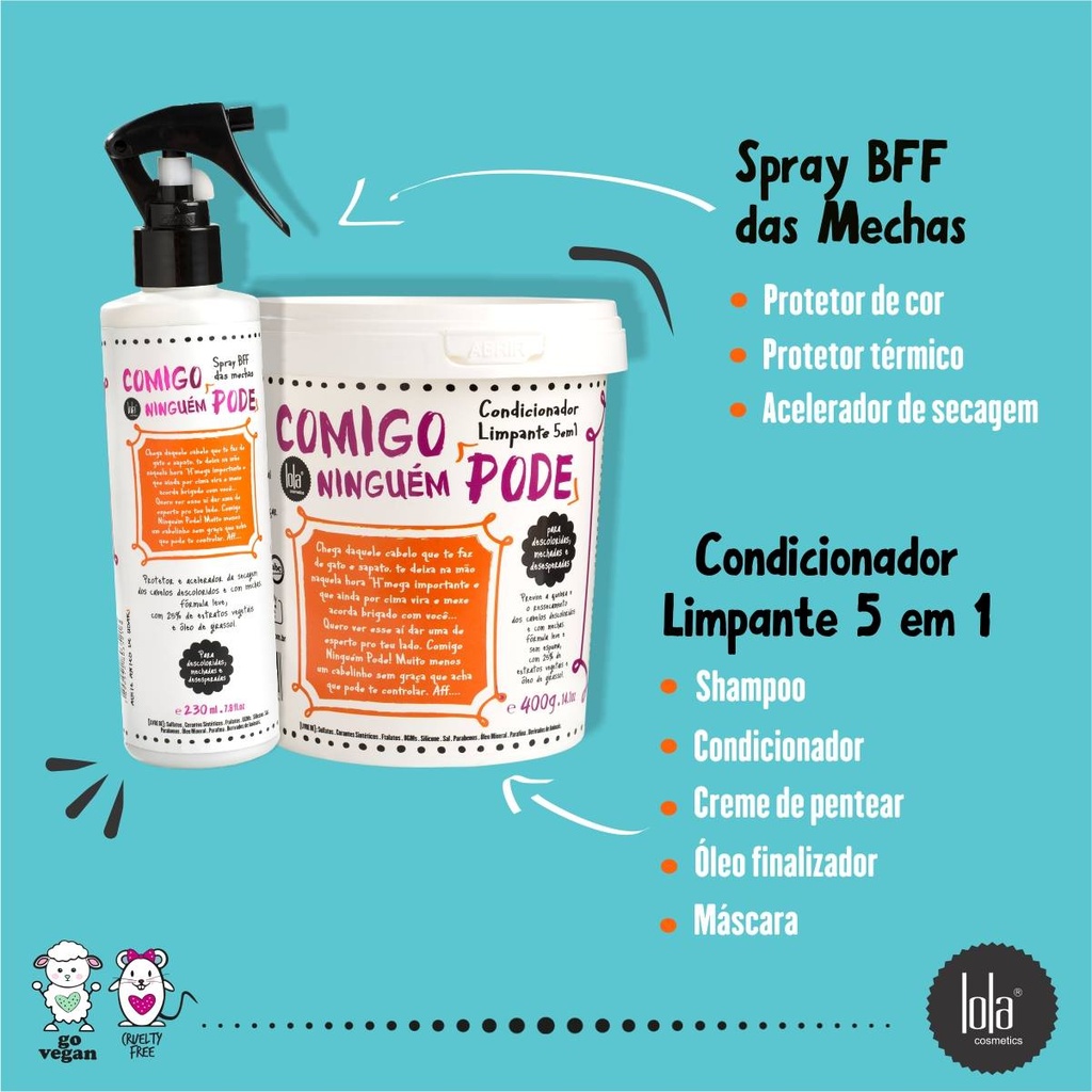 Spray BFF "Comigo Ningém Pode" Lola 250ml