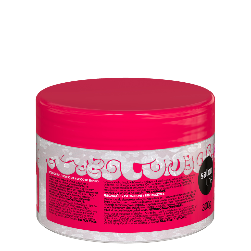 Gelée "#ToDeCacho Super Fixação" Salon Line 300g