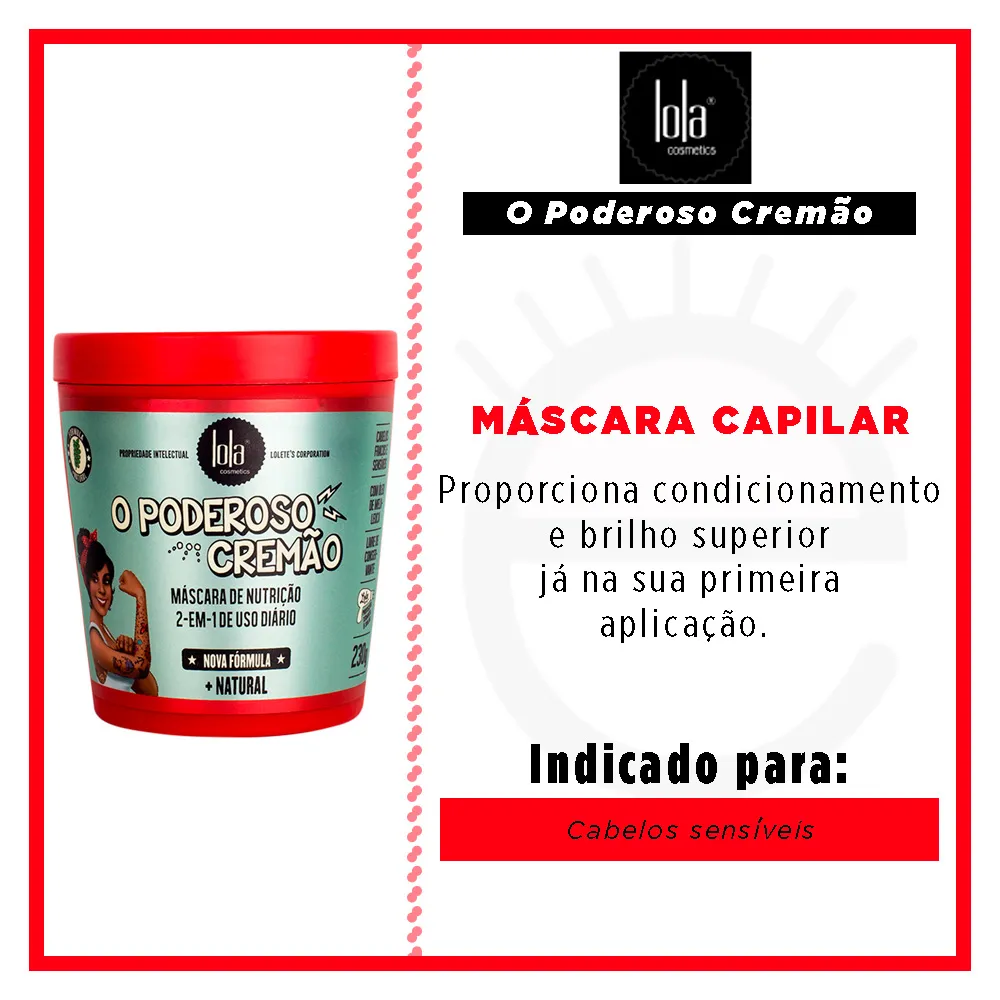 Masque Nutritive "O Poderoso Cremão" Lola 230g 