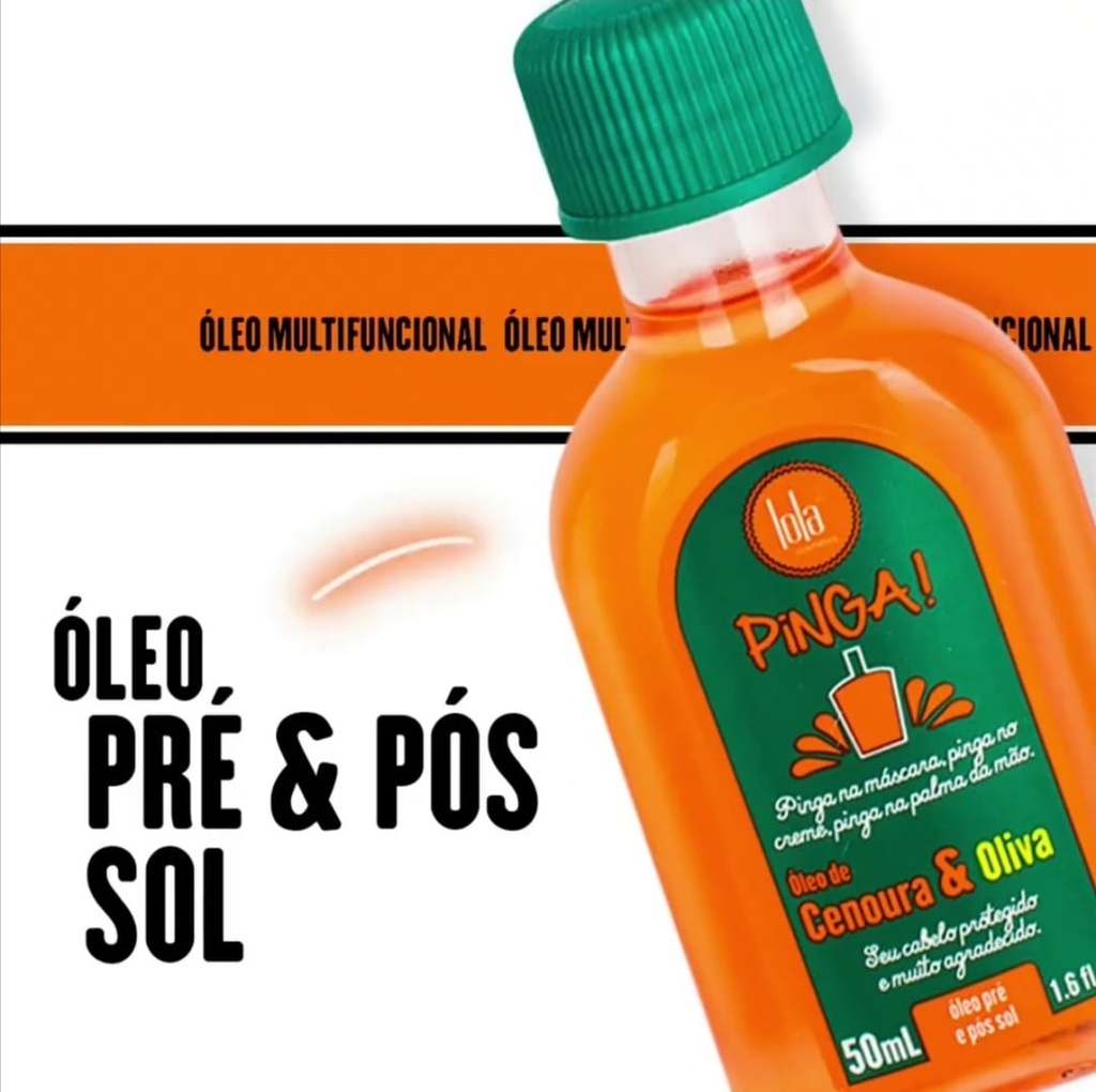 Huile pré & post-soleil "Pinga Cenoura & Oliva" Lola 50ml