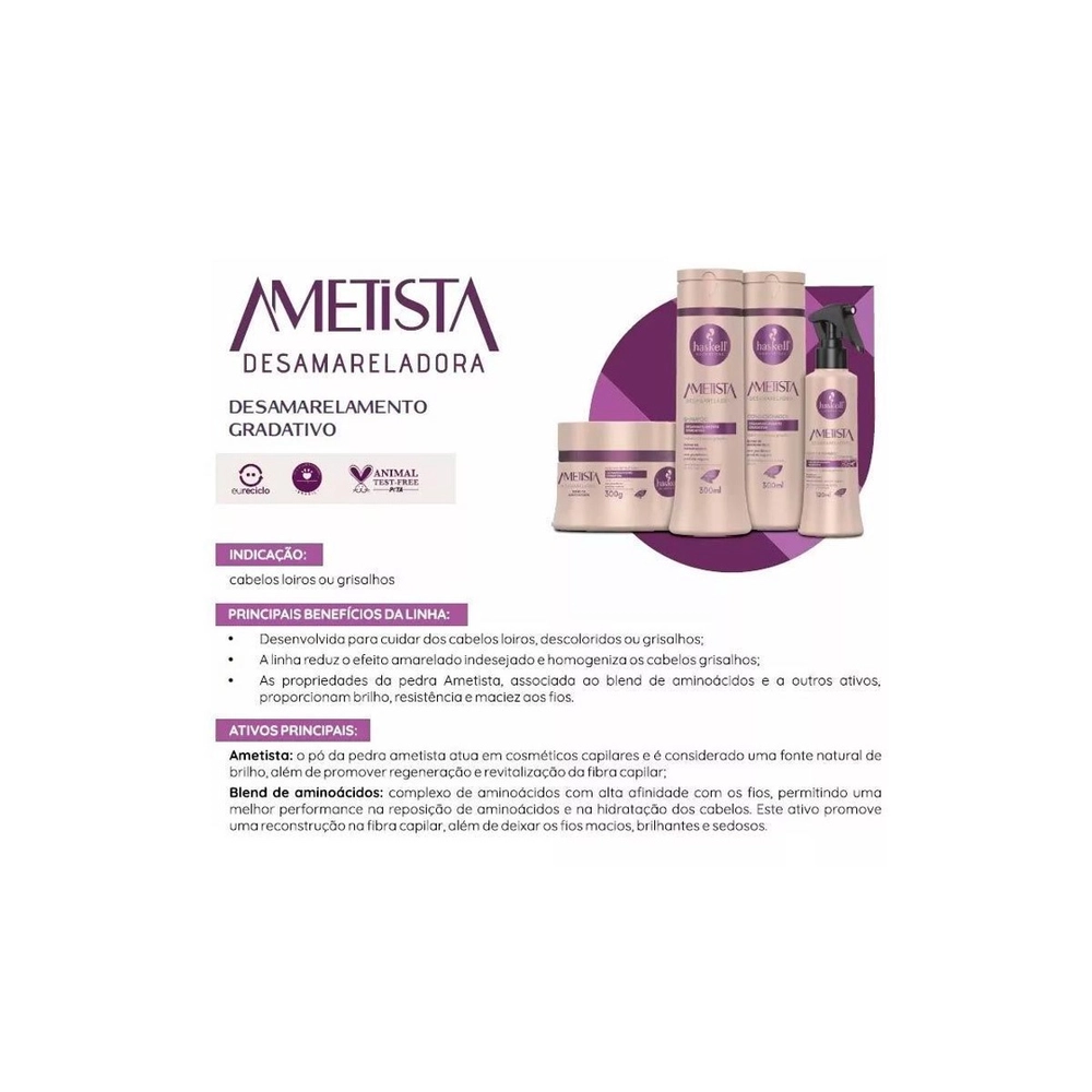 Spray Déjaunissant "Ametista" Haskell 120ml