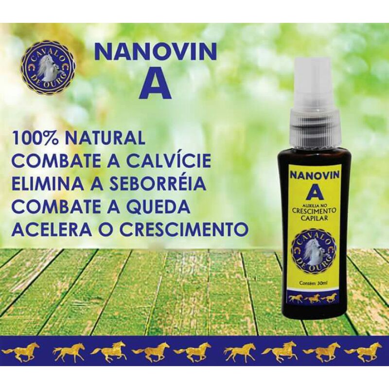 Tónico de Crescimento - Nanovin A - Cavalo de Ouro 30ml