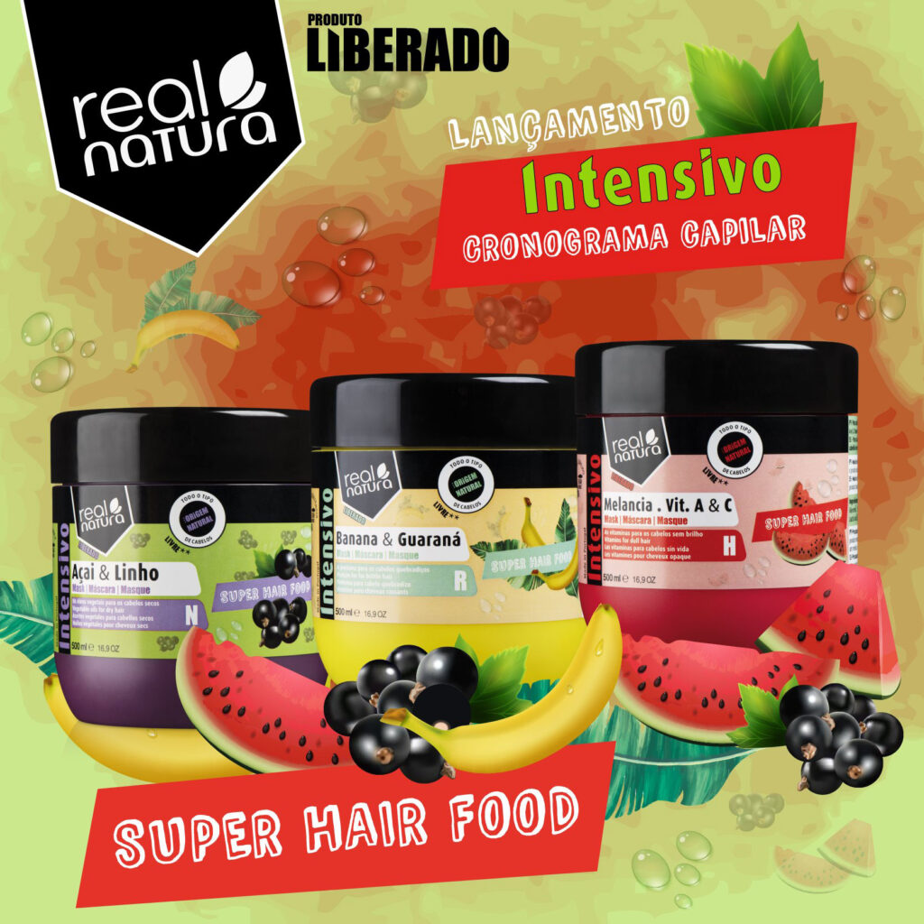 Masque Nutritif - Açaï & Linho (Lin) - Real Natura 500ml