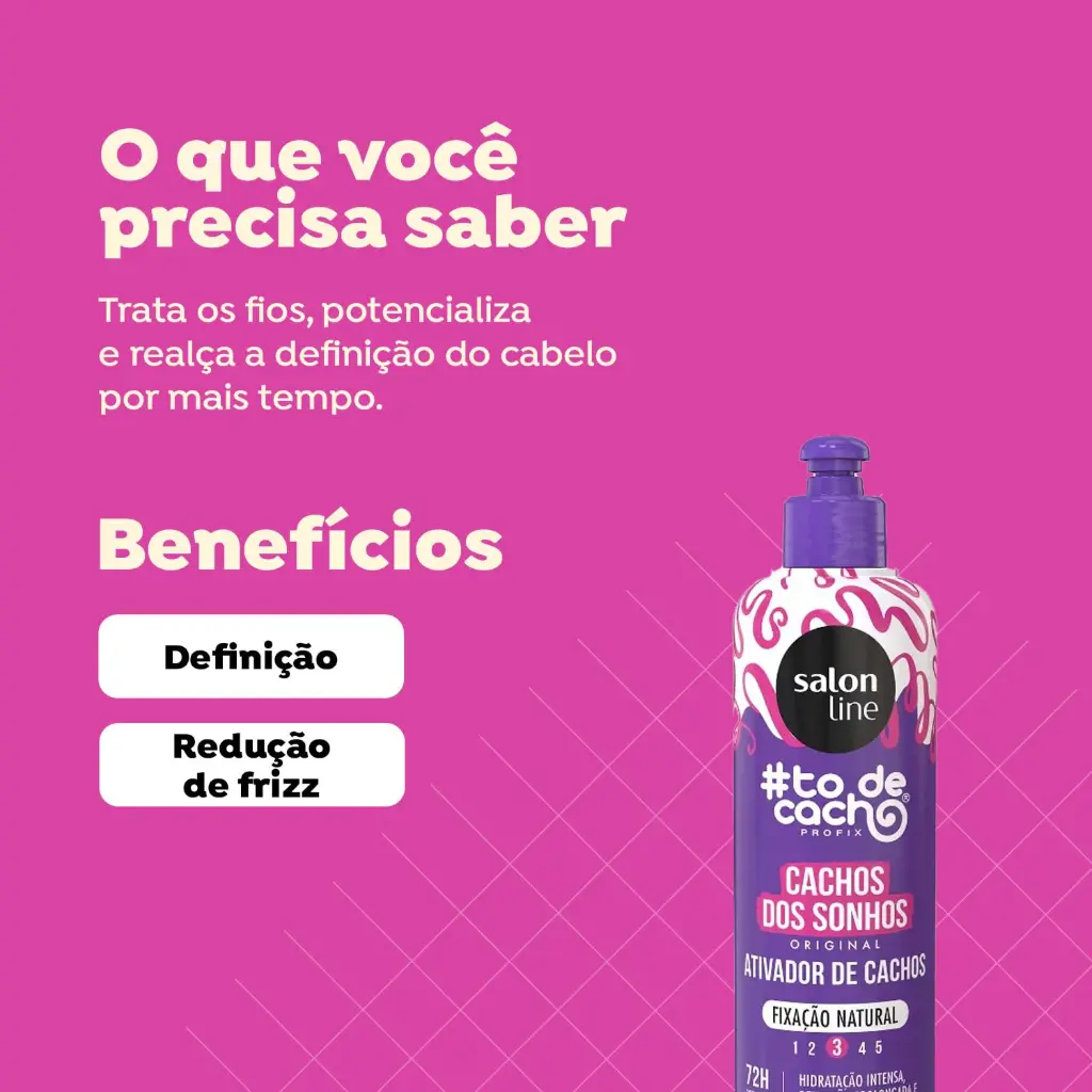 creme ativador Ativador de Cachos Cacho dos Sonhos