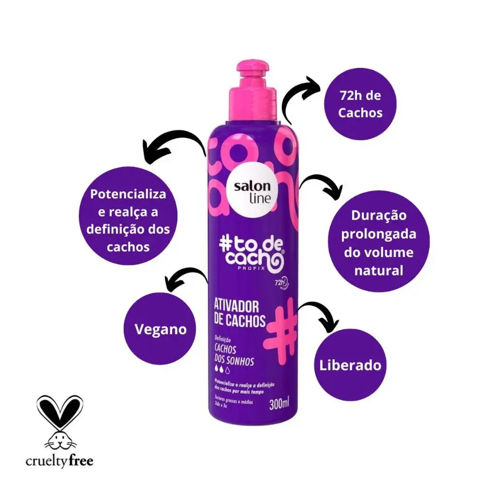 Creme Ativador - Cacho dos Sonhos - Salon Line