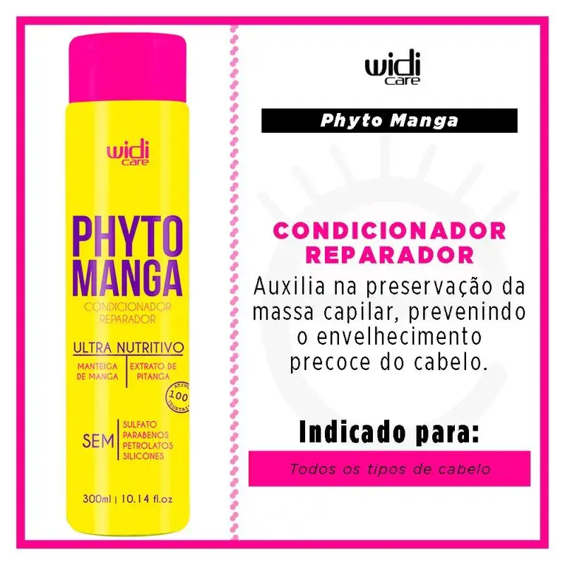 Condicionador Nutritivo Reparador - Phyto Manga - Widi Care 300ml