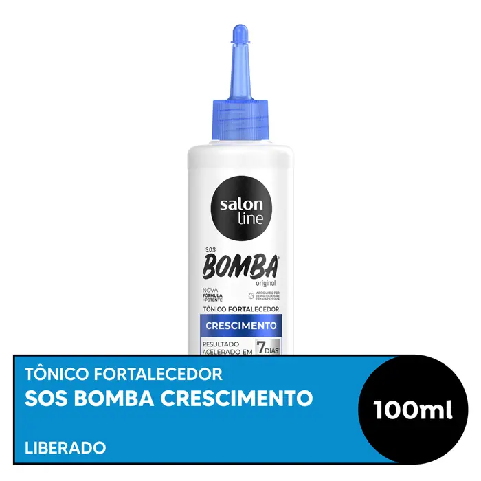 Tónico Fortalecedor para Crescimento Capilar - SOS Bomba original - Salon Line