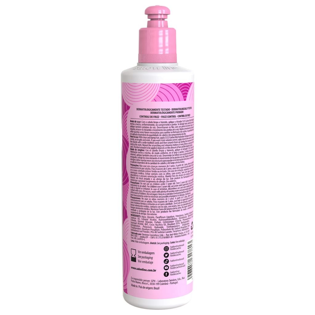 Crème Coiffante Activateur pour Enfants “SOS Cachos - Kids ” Salon Line 300ml