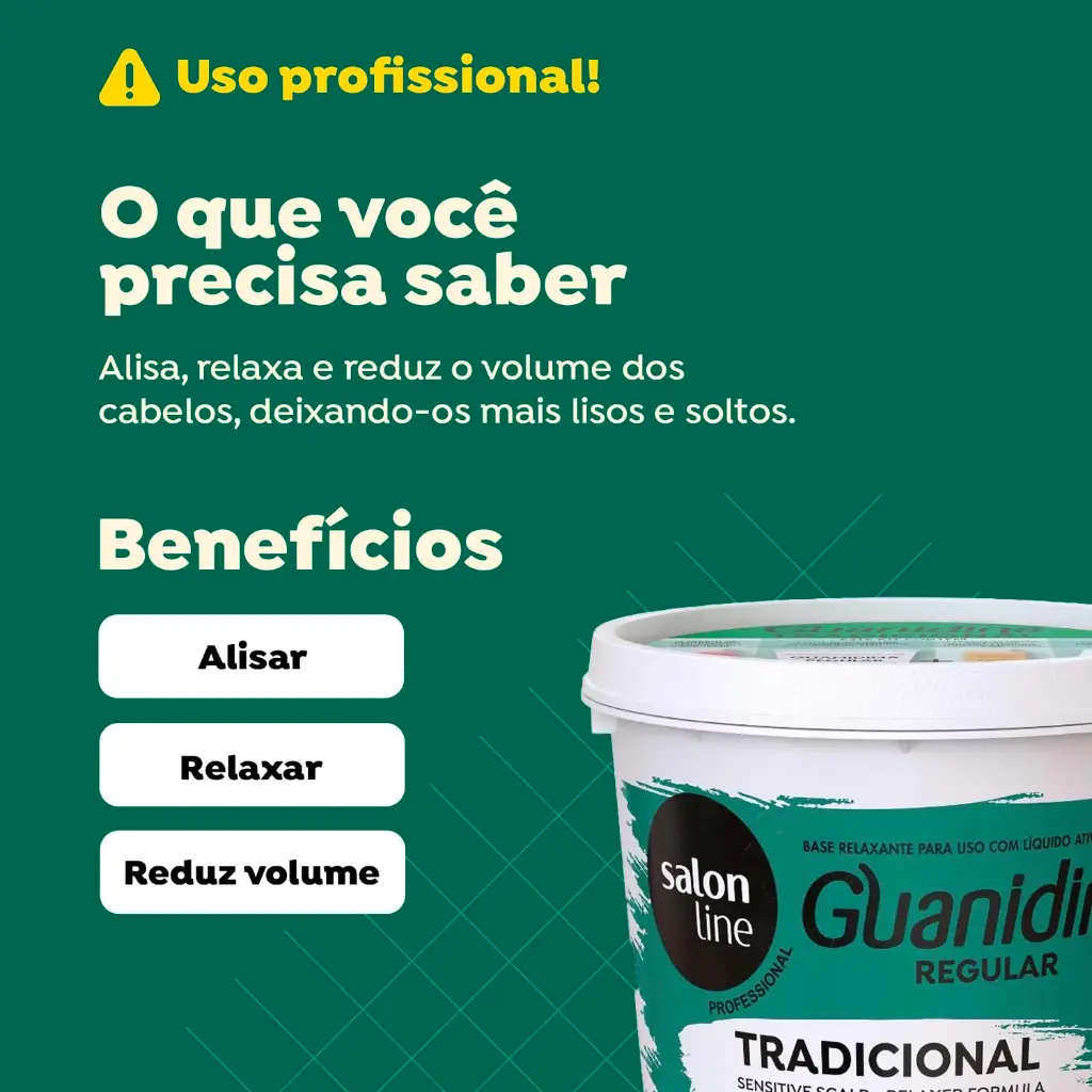 Guanidina - Tradicional Regular - Salon Line