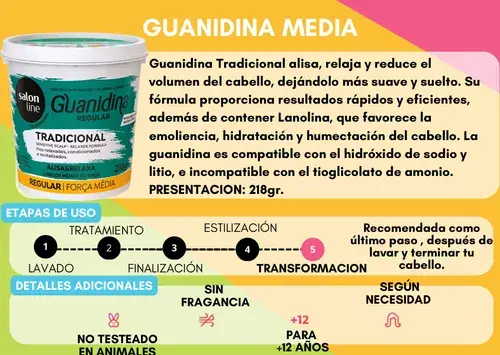 Guanidina - Tradicional Regular - Salon Line