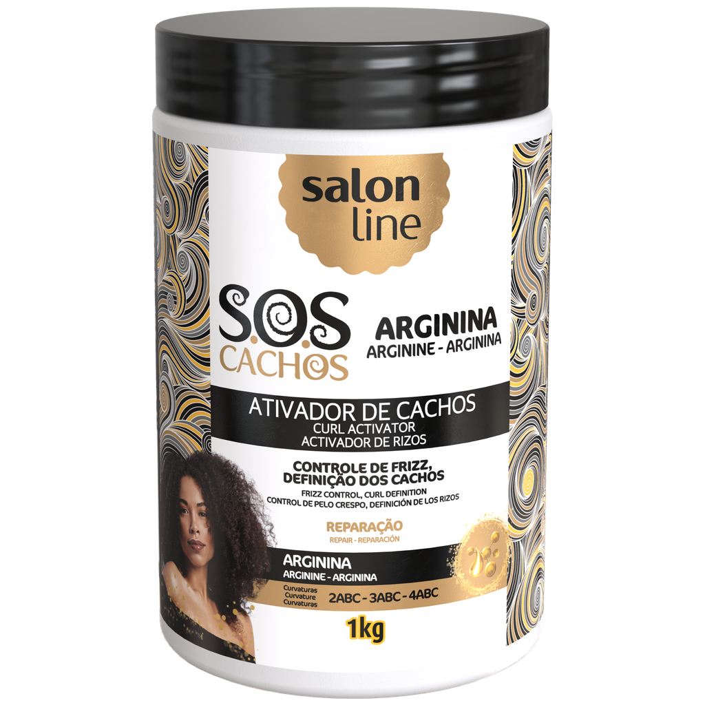 Crème Coiffante avec Activateur “SOS Cachos - Arginina” Salon Line 1kg