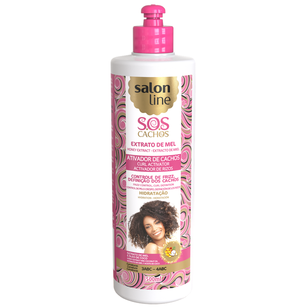 Crème Coiffante Activateur “Mel - SOS Cachos Intensos ” Salon Line 500ml