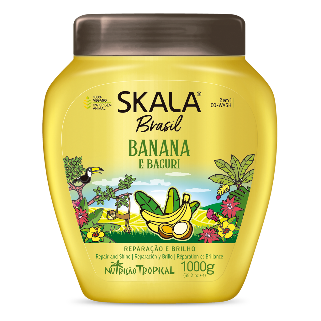 Máscara 2 en 1 “Bomba Vitaminas Banana Bacuri” Skala 1000ml