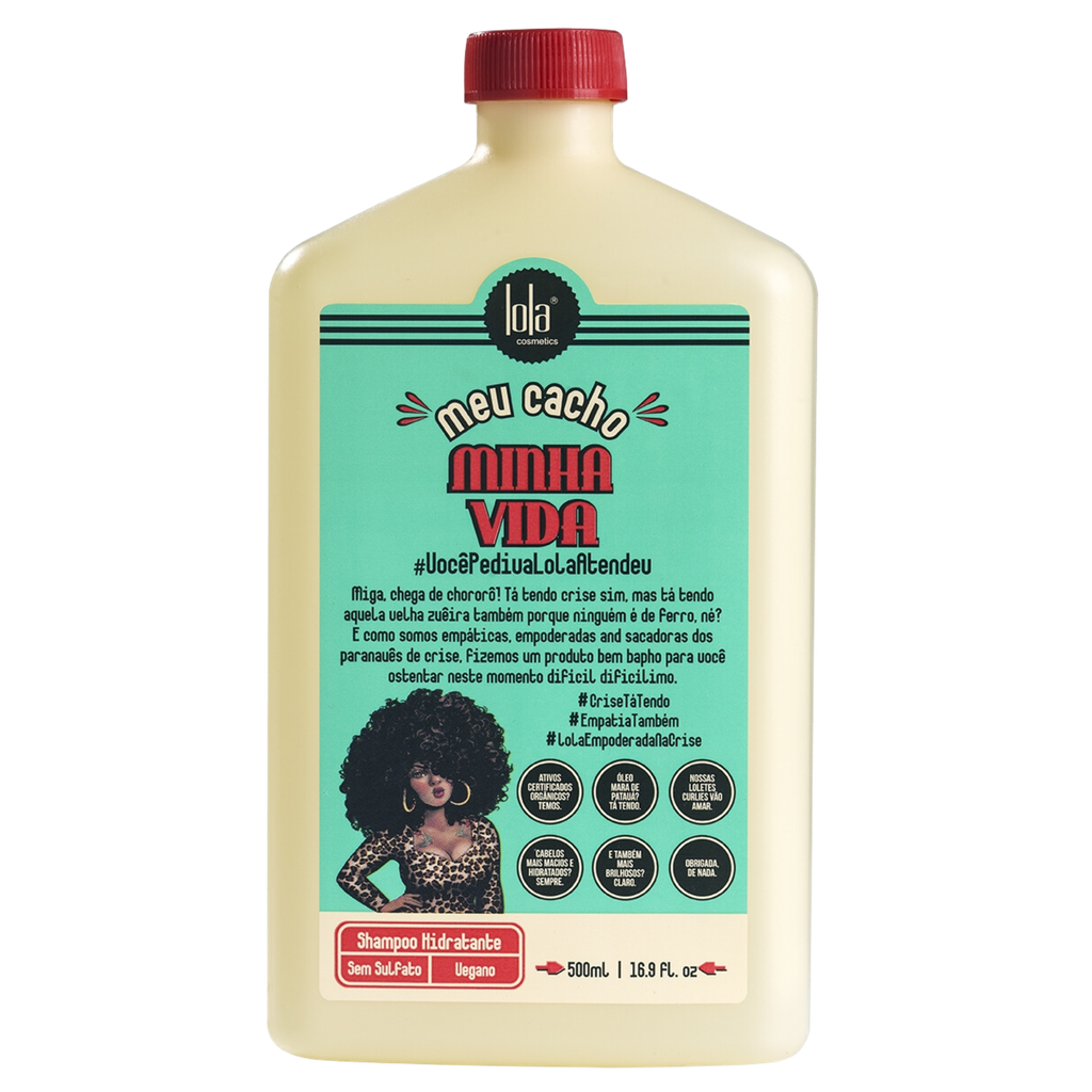 Shampoing hydratant "Meu Cacho Minha Vida" Lola 500ml