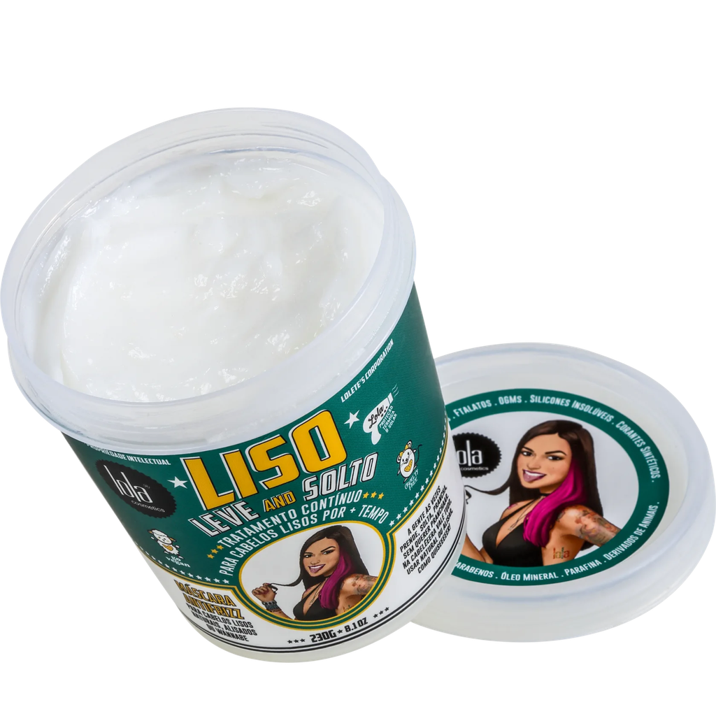 Máscara Antifrizz "Liso Leve e Solto" Lola 250ml