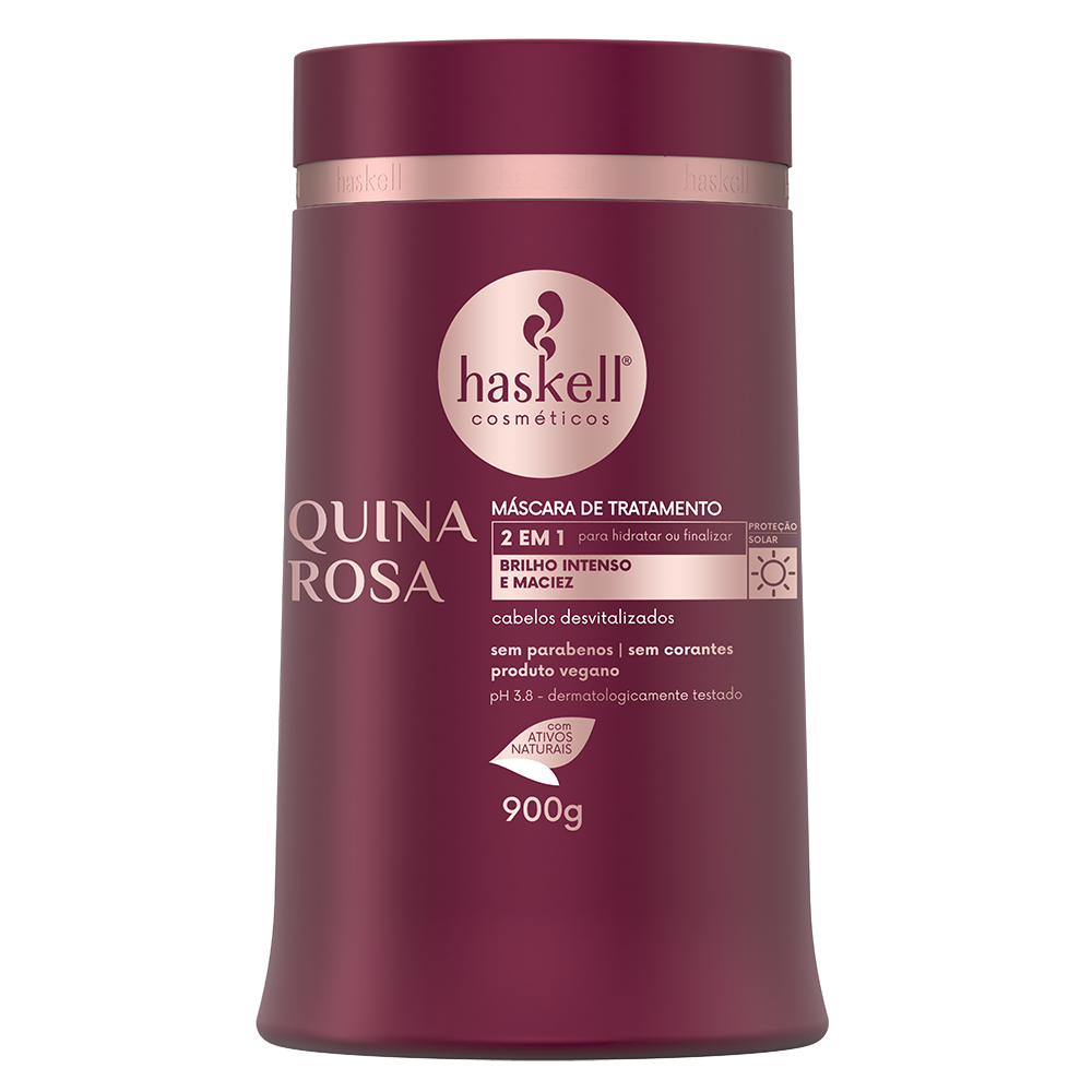 Máscara "Quina Rosa" Haskell 900g