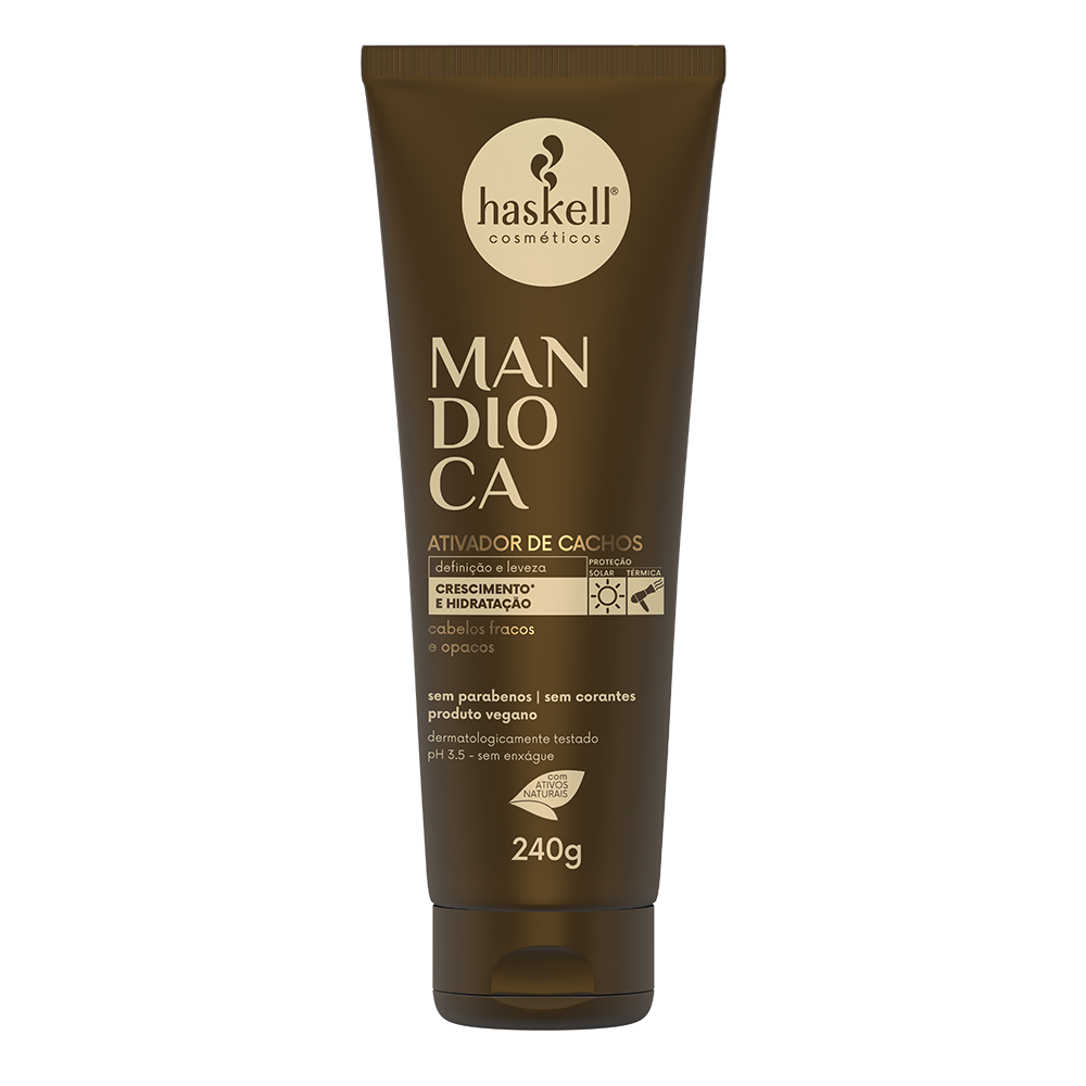 Crème Coiffante avec activateur de boucles "Mandioca" Haskell 240ml