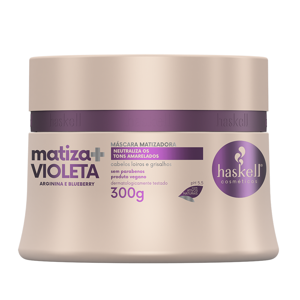 Máscara Matizadora "Matiza + Violeta" Haskell 300g