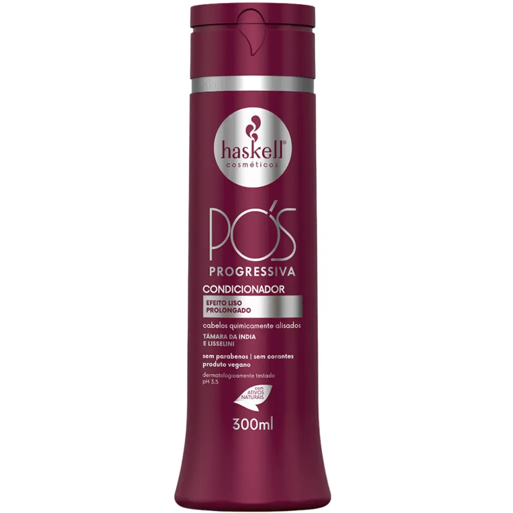 Conditionneur pour Cheveux Lissés - Pós Progressiva - Haskell 300ml