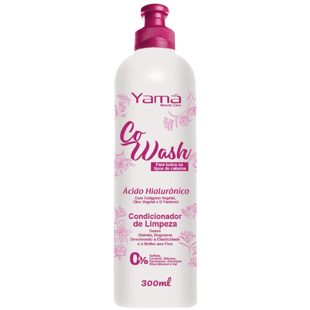 Co-Wash Cleansing Conditioner - Hyaluronic Acid - Yamá 300ml