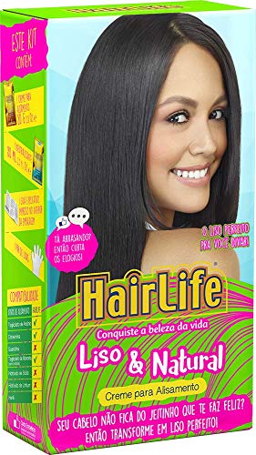 Relaxamento Para Alisamento à Base de Tioglicolato "HairLife" Embelleze 80g+80ml