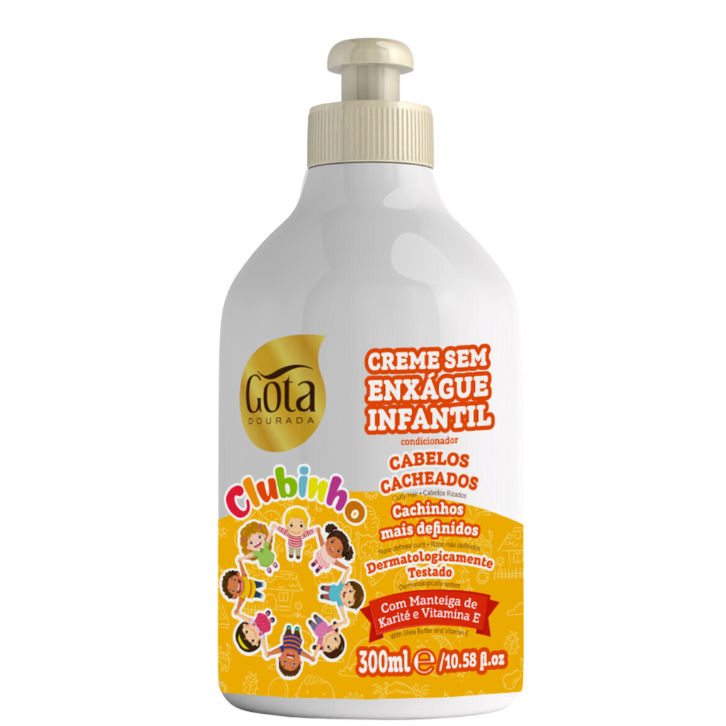 Crème Coiffante "Clubinho" Gota Dourada 300ml