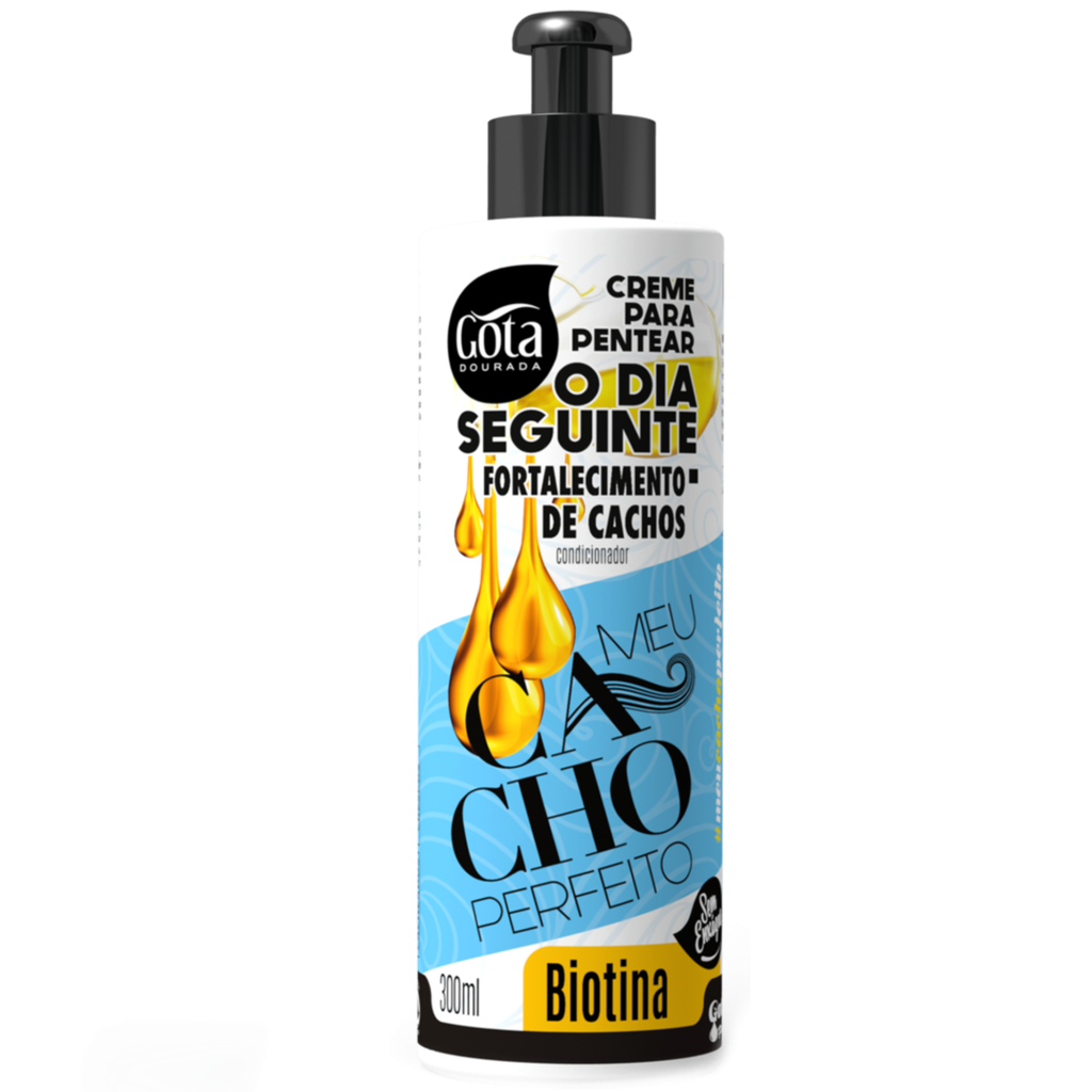 Crème Coiffante "O Dia Seguinte Biotina" Gota Dourada 300ml