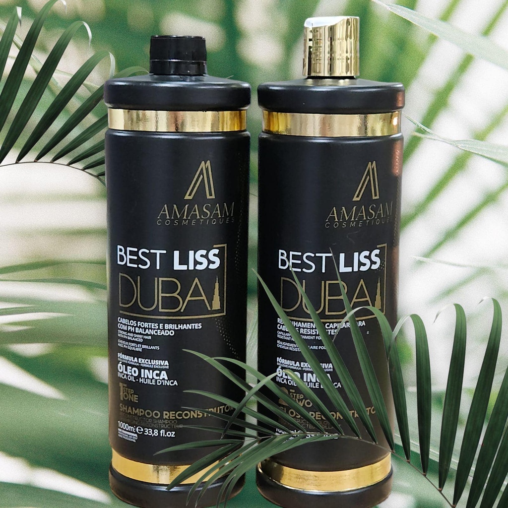 Progressiva - Best Liss Dubai Gloss Reconstructor - MA Cosméticos  1L+1L