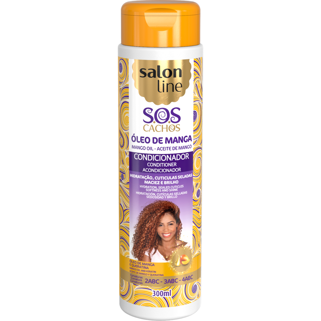 Condicionador Hidratante - SOS Cachos Óleo de Manga - Salon Line 300ml