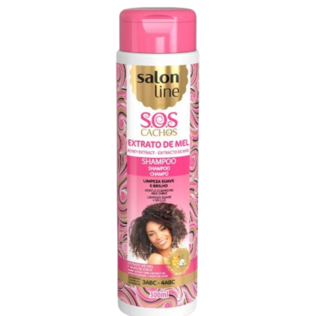 Shampoo - Honey - SOS Cachos Intensos Mel  - Salon Line 300ml