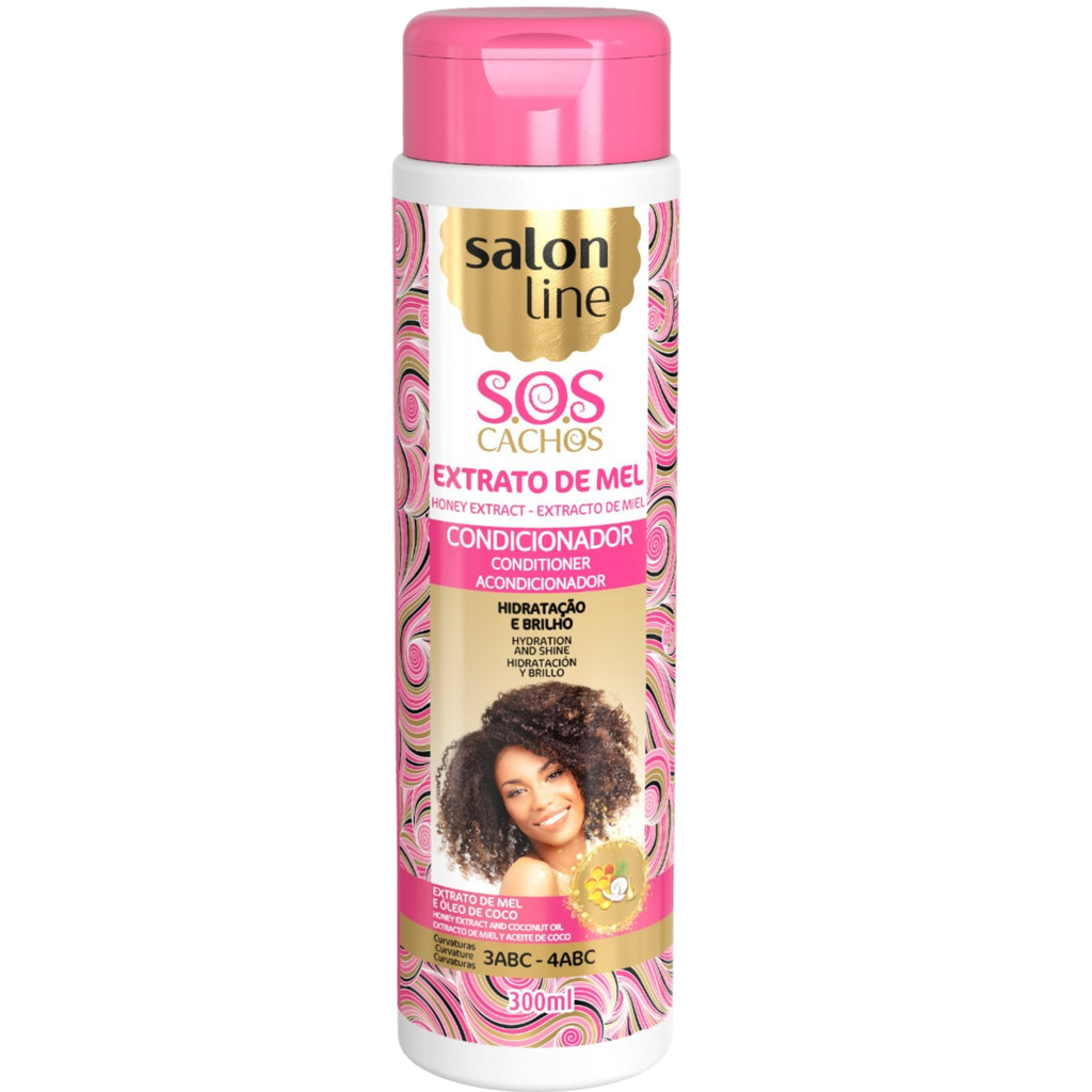 Conditioner - Honey - SOS Cachos Intensos Mel  - Salon Line 300ml