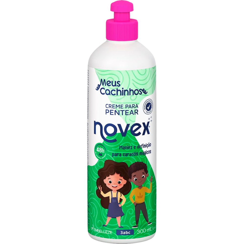 Leave-In Cream for Children's Curly Hair - My Little Curls- Meus Cachinhos - Novex 300ml