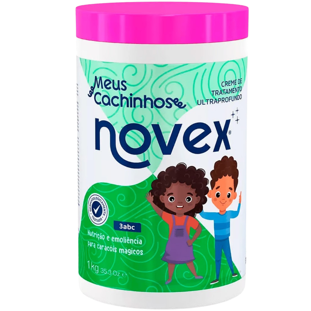 Masque pour cheveux bouclés pour enfants - Mes Boucles- Meus Cachinhos - Novex 300ml