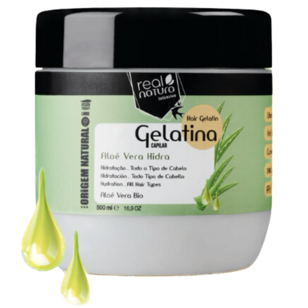 Gelée Capillaire Bio - Aloe Vera Hidra - Real Natura 500ml