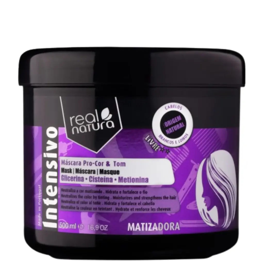 Masque Déjaunissant - Pro-Cor & Tom - Real Natura 500ml