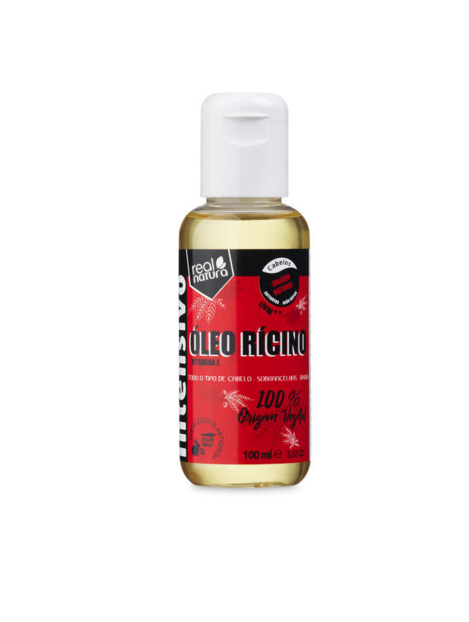 Castor Oil with Vitamin E - Hair and Eyebrows - Real Natura 100ml