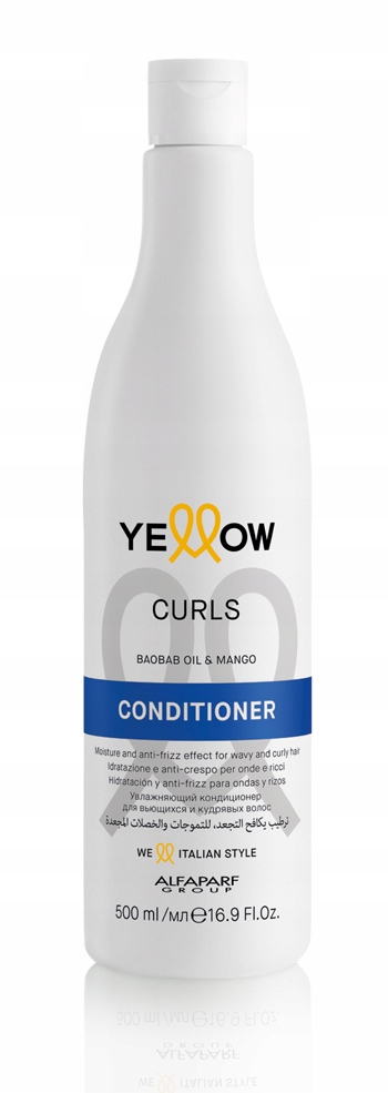 Conditioner - Curls Baobab Oil & Mango - Yellow 250ml