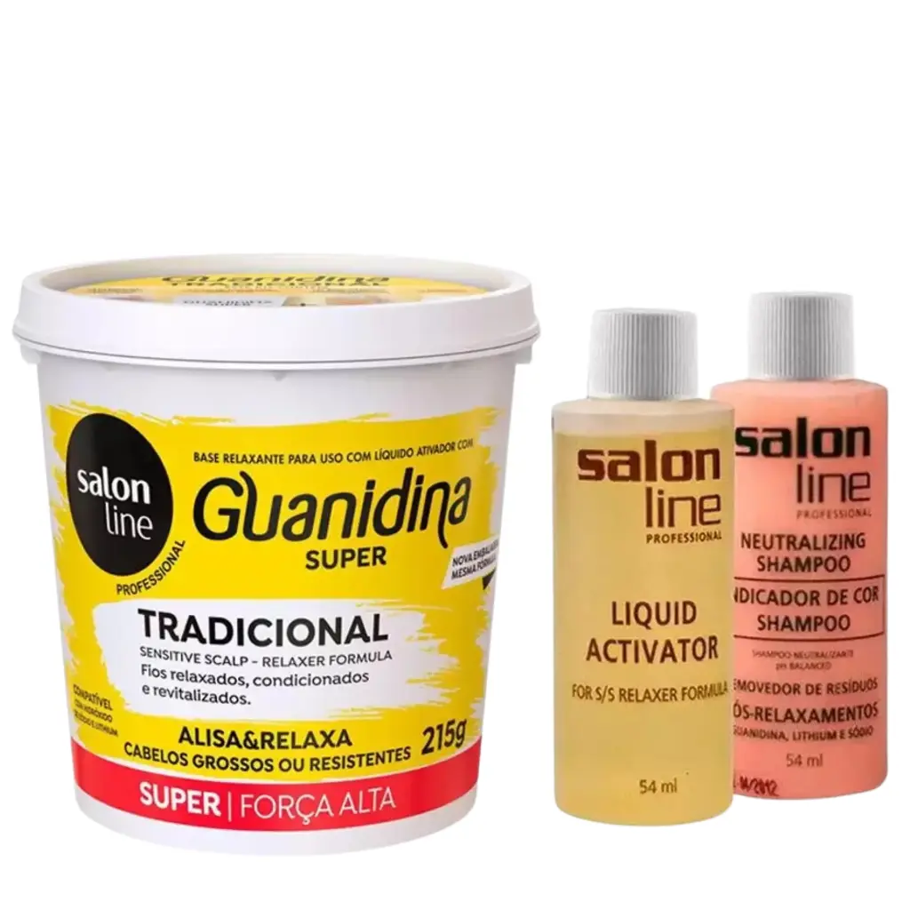 Relaxer with Guanidine - Traditional Super - Salon Line 218g