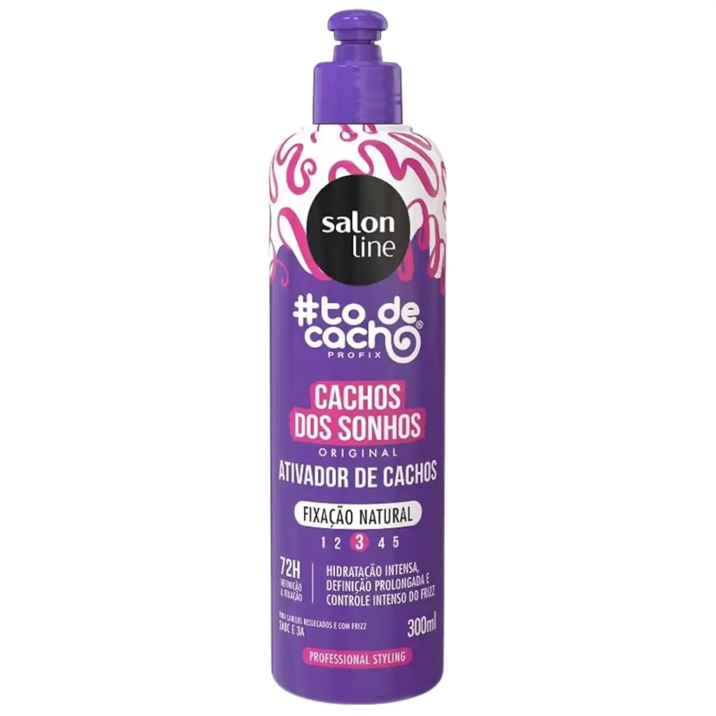 Crème Coiffante avec Activateur de Boucles - #To de Cacho Profix - Cacho dos Sonhos - Salon Line 300ml