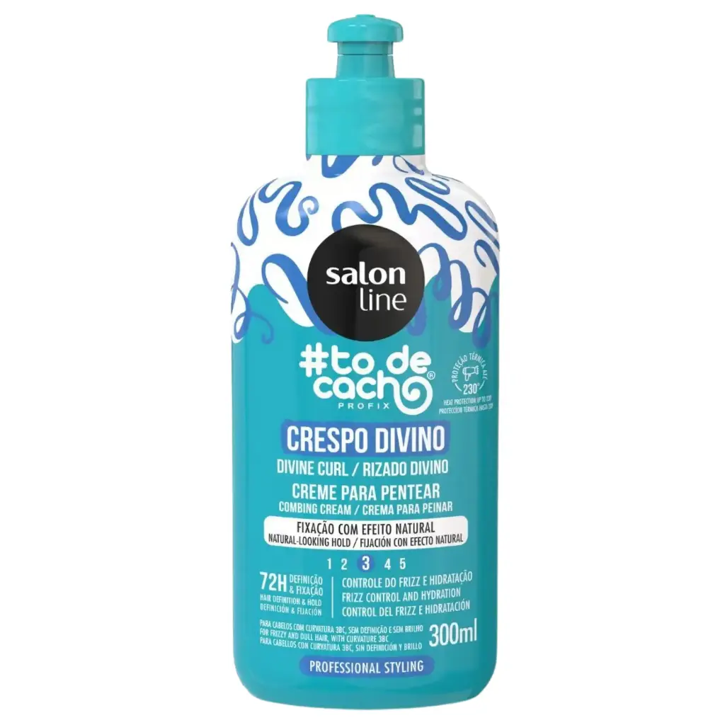 Leave-In Cream for Coily Hair - #To de Cacho Profix - Crespo Divino - Salon Line 300ml