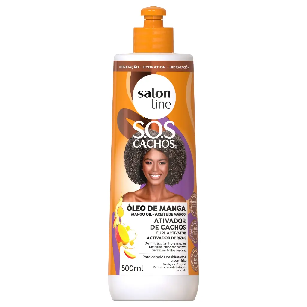 Leave-In Cream with Activator “SOS - Oleo de Manga” Salon Line 500ml