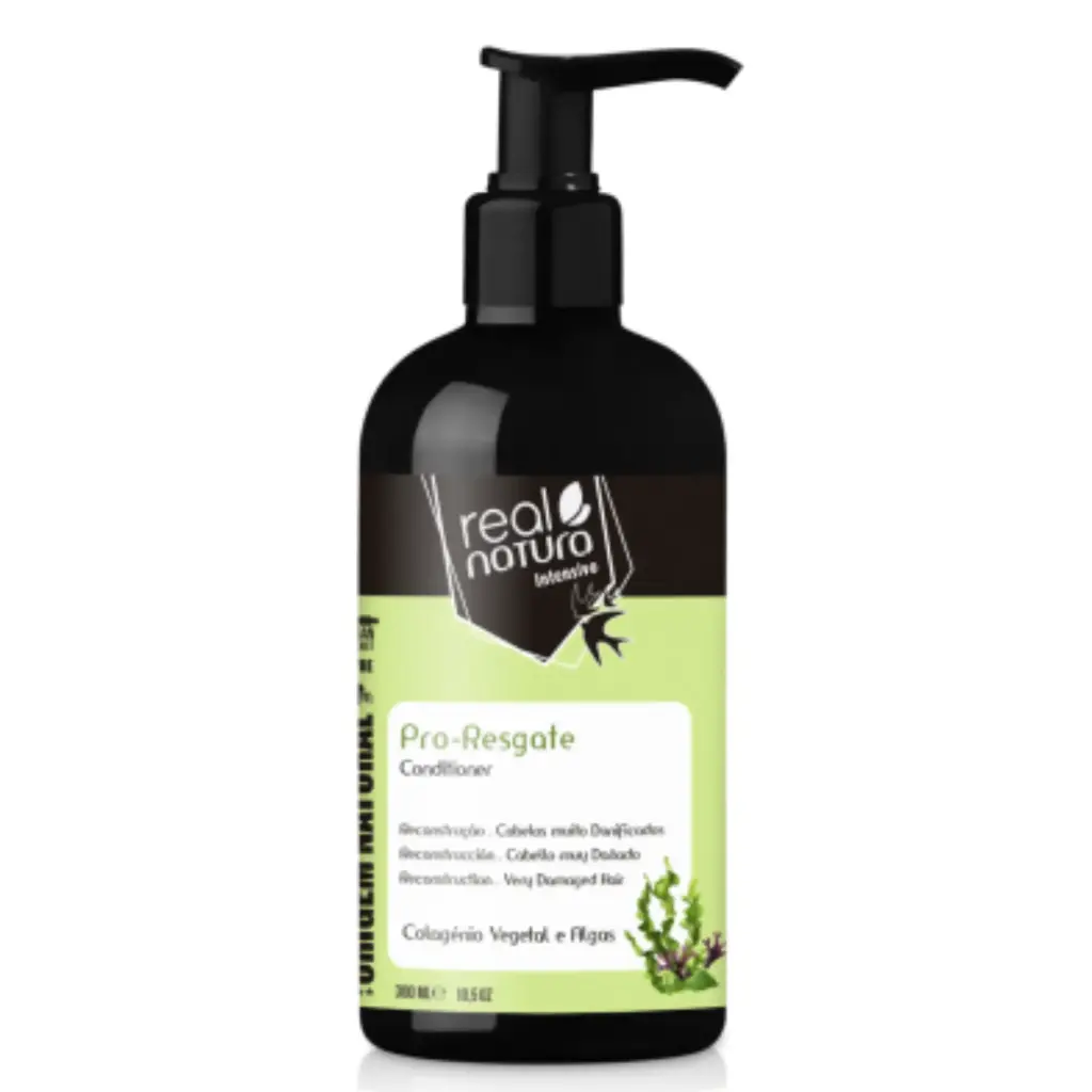 Reconstructive Conditioner - Spirulina and Chlorella Algae - Pro-Resgate - Real Natura 300ml