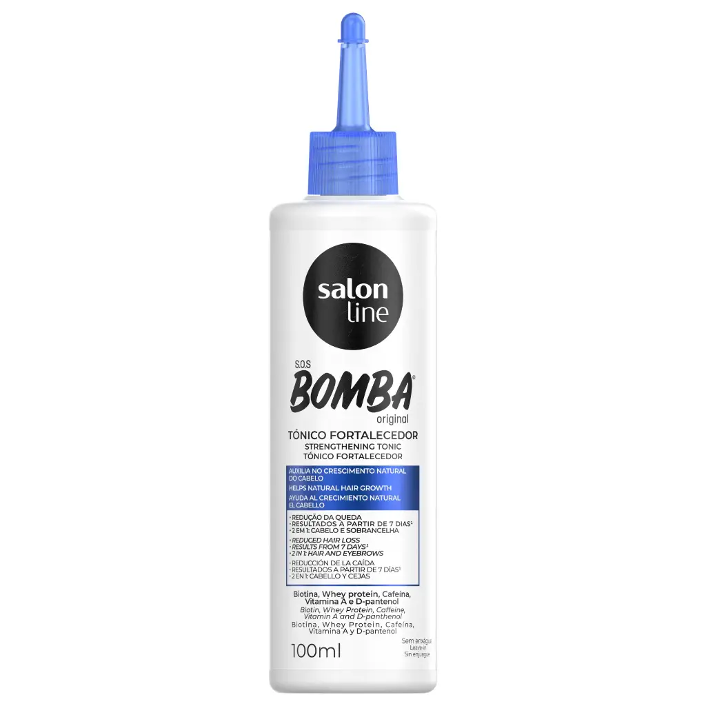 Tónico Fortalecedor para Crescimento Capilar - SOS Bomba original - Salon Line 100ml