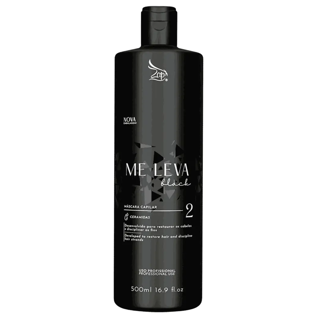 Lissage Brésilien traditionnel - Crème lissante - Me Leva Black - Zap 500ml