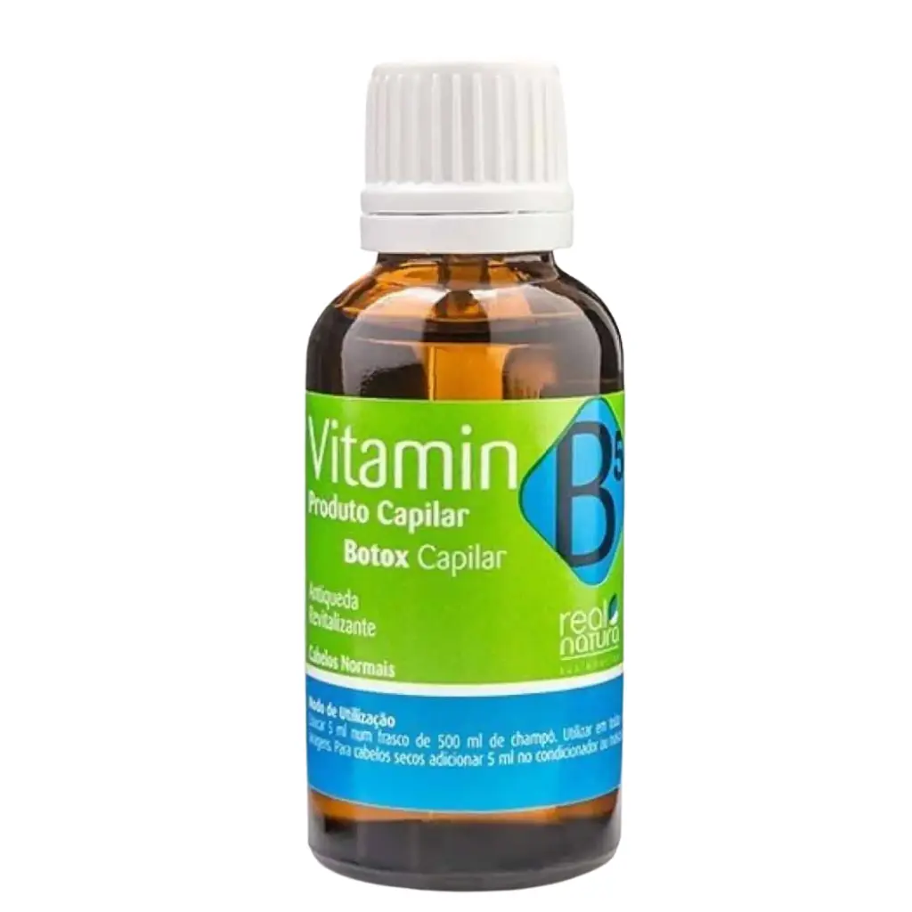 Vitamin B5 - Revitalizing Anti-Hair Loss Hair Product - Hair Botox - Real Natura 30ml