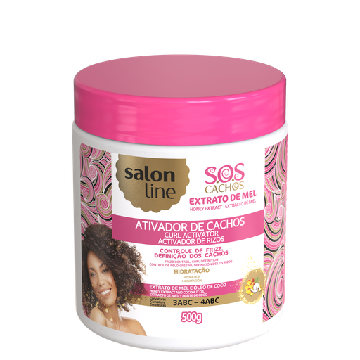 [7898623959972] Crème Coiffante Activateur “Mel - SOS Cachos Intensos ” Salon Line 0.5kg