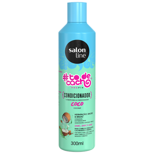 [7908458310517] Condicionador “#To de Cacho - Coco” Salon Line 300ml