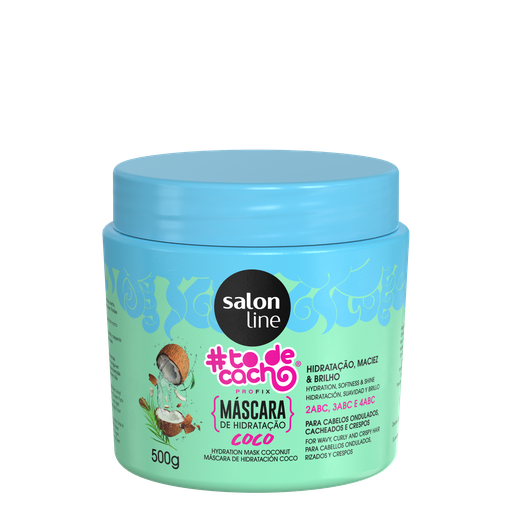 [7908458310524] Masque “#TodeCacho - Coco” Salon Line 500g